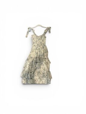 NWT Altar'd State Floral Tiered Maxi Dress with Tie Straps